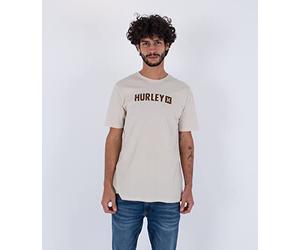 Hurley Herren Evd The Box S/S Tshirt, Knochenfarben, M