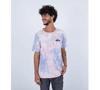 Hurley Herren Evd Tie Dye Groove S/S Tshirt, Flamingo, L
