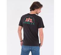 Hurley Herren Evd Wash Dark Tropics Tee Ss T-Shirt, schwarz, S