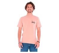 Hurley Herren Evd Wash Parrot Bay Tee Ss T-Shirt, Rosa Quest, M