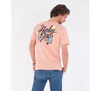 Hurley Herren Evd Wash Parrot Bay Tee Ss T-Shirt, Rosa Quest, S