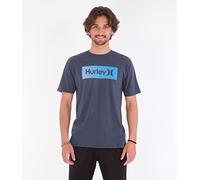 Hurley Herren Evd WSH OAO Boxed Gradient Ss T-Shirt, Monsoon Blau, M