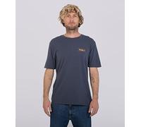Hurley Herren Evd WSH OAO Slashed Ss T-Shirt, Monsoon Blau, S