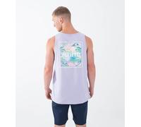 Hurley Herren Four Corners Tank T-Shirt, Lavender Mist, XXL EU