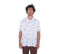Hurley H2o-dri Ace Fiesta Mesh Polo Short Sleeve Wht Combo Größe: M | Poloshirts Outlet | Herren