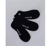 Hurley Herren H2o Dri Low Cut 3 Stück socken, Black, 44
