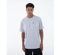 Hurley Herren Icon Tee T-Shirt, Dk Heather Grey, S EU