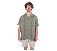 Hurley Linen Rincon Camp Kurzarmhemd L H305