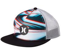 Hurley Herren M Balboa Trucker Baseballkappe, Schwarz / Weiß, Einheitsgröße EU