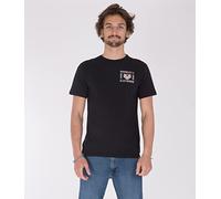 Hurley Herren M Bengal Ss Tee T-Shirt, schwarz, S