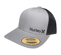 Hurley Herren M Corp Staple Trucker Baseballkappe, Cool Grey, Einheitsgröße