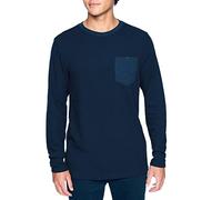 Hurley Herren M Felton Thermal Ls T-Shirt, blau (Armory Navy), M
