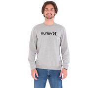 Hurley Herren M OAO Solid Crew Fleece Sweatshirt, Dk Grau Htr, Small