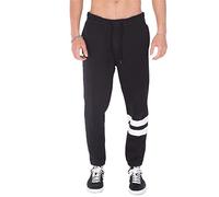 Hurley Herren M Oceancare Block Party Fleece Pant Lässige Hose, schwarz, S