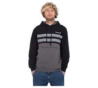 Hurley Herren M Oceancare Block Party Pullover Sweatshirt, schwarz, XL