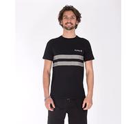 Hurley Herren M Oceancare Block Party Ss Tee T-Shirt, schwarz, S