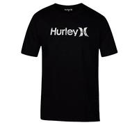 Hurley Herren M One&Only Push-Through S/S Tee T-Shirt, Black/Olive, S