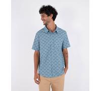 Hurley Printing Press Arbore Short Sleeve Shirt Blau S Mann