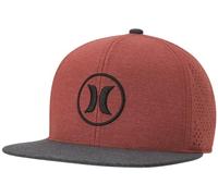 Hurley Herren Mütze - Leichte Phantom Core Snapback Baseball Cap, Edles Rot, Einheitsgröße