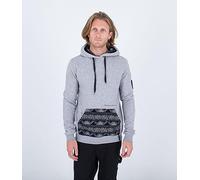 Hurley Herren Oceancare Columbia Hood Kapuzen-Sweatshirt, Dunkelgrau, L