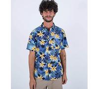 Hurley Herren One and Only Lido Stretch S/S Hemd, Meerblick, M