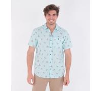 Hurley Herren Org Windansea Ss T-Shirt, Blaugrün, gefärbt, M