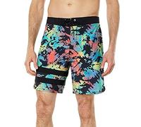 Hurley Herren Phantom Block Party 18' Board-Shorts, Gelbe Post, 28
