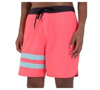 Hurley Herren Phantom Block Party 18' Board Shorts, Neon Pink, 28 EU
