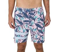 Hurley Herren Phantom Block Party 18' Boardshorts, Pink Spark, 42