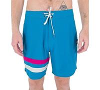 Hurley Herren Phantom Block Party 45,7 cm Boardshorts, Tornado Teal, W32