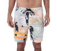Hurley Herren Phantom-eco Block Party 18' Badeshorts f r Herren, Barely Knochen, 28 EU
