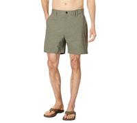 Hurley Herren Phantom Heather Walkshort 18" Bermudas, Olive, 28