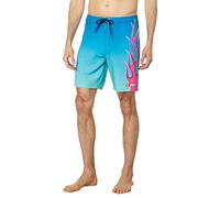 Hurley Herren Phntm-eco Nascar Flames 18' Badeshorts f r Herren, Arctic Neon, 28 EU