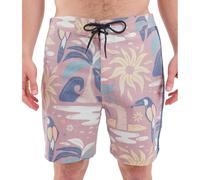 Hurley Herren Phntm Naturals Tlgt 18' Board Shorts, Phantom Rose, 34 EU