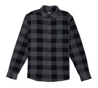 Hurley Herren Portland Knit Flannel Hemd, Schwarz, XL