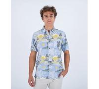 Hurley Herren Rincon S/S Hemd, Blue Dream, M