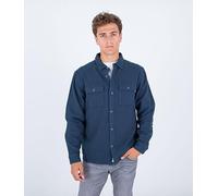 Hurley Herren Santa Cruz Twill Flanell Ls Hemd, Eisenerz, XL