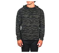 Hurley Herren Sudadera Pullover Sweater, Grau (Sequoia), S