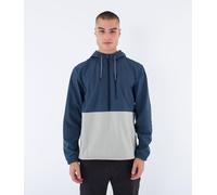 Hurley Herren Surplus Heat Fleece 1/2 Zip Sweatshirt, Marineblau (Armored Navy), Large