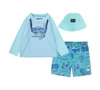Hurley Jungen Hrlb Scuba 3pc Set Board-Shorts, grün (Aurora Green), 18 Meses