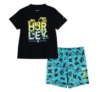 Hurley Jungen Hrlb Shark Paradise Set Board-Shorts, grün (Aurora Green), 5 años