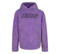 Hurley Jungen Hrlb Tie Dye Pullover Hoodie Sweatshirt, Bright Violet, 10 años