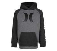 Hurley Jungen Natuals Icon Pullover Sweatshirt, Kohle (Charcoal Heather), 12 años