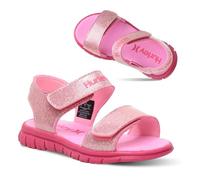 Hurley Kinder Ken Sandalen mit verstellbarem Riemen, Pink Sparkle, 9 Toddler