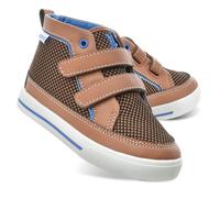 Hurley Kinder Kleinkind und kleine Kinder Tedd Canvas Sneakers mit Riemen, hoch geschnittener Skateboard-Schuhe für Jungen und Mädchen, strapazierfähige Schuhe für die Schule, Hellblau, 11 Little Kid