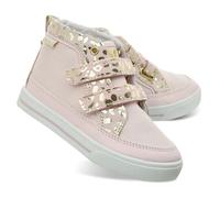 Hurley Kinder Kleinkind und kleine Kinder Tedd Canvas Sneakers mit Riemen, hoch geschnittener Skateboard-Schuhe für Jungen und Mädchen, strapazierfähige Schuhe für die Schule, Pink/Leopard, 11 Little