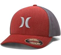 Hurley Laguna Icon Trucker-Mütze für Herren, enganliegend, Netzstoff, Edles Rot, L/XL
