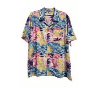 Hurley Linen Rincon Camp Short Sleeve True Rose Größe: XXL | Casual hemden Outlet | Herren | Rosa