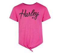 Hurley Mädchen Hrlg Knotted Boxt Tee T-Shirt, rosa (Hyper Pink), 5 Años