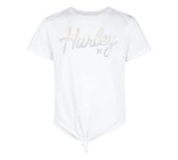 Hurley Mädchen Hrlg Knotted Boxt Tee T-Shirt, schwarz, 4 Años